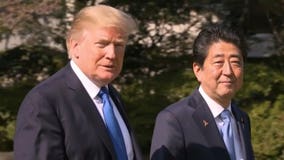 President Trump strikes hard line against North Korea in Japan