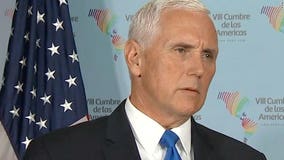 In Peru, VP Pence defends Syrian strike to Latin America allies