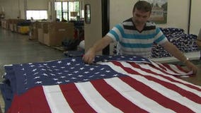 Flag featured in iconic photo post 9/11 was made in Oak Creek