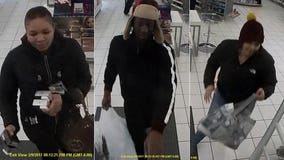 Caught on camera: 3 suspects sought for allegedly stealing bags of perfume, cologne