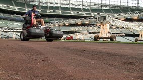 Miller Park grounds crew putting finishing touches on field: 'Our earliest Opening Day'