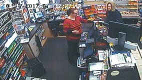 Menomonee Falls PD seek suspect after theft at BP gas station on Appleton Avenue