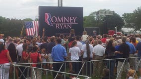 PICTURES: Mitt Romney, Paul Ryan address huge crowd in Waukesha