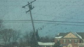 Truck hits utility pole in Brookfield, causes power outage