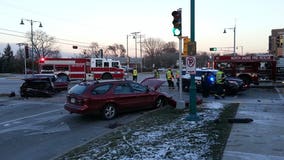 Two people hurt after three-car wreck in Brown Deer