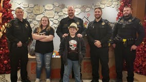 Boy delivers toys to Ronald McDonald House Charities with help from Racine County Sheriff's Office