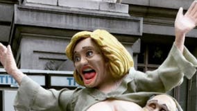 Naked Hillary Clinton statue causes scuffle in New York