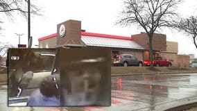 Cameras captured Uber Eats driver kicking in drive-thru at West Allis Burger King