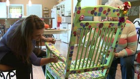 "Rare Chair Affair" uses art to help those affected by breast cancer to bond and heal