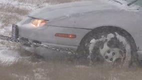 "It's been nuts:" FOX6 rides along with tow truck driver as winter storm creates issues for drivers