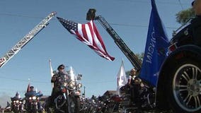 Military honored in motorcycle ride from House of Harley