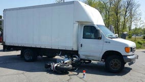 Motorcyclist taken to the hospital via Flight for Life after crash involving box truck in Cedarburg