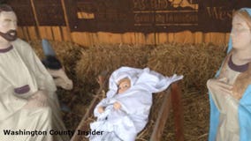 Replacement baby Jesus stolen from West Bend Nativity after head, arm ripped from figurine