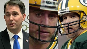 Gov. Walker compares himself to Aaron Rodgers, Brett Favre when discussing Trump's attacks