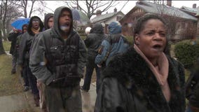 Protesters upset about Schoen decision head to Mayor Barrett's home