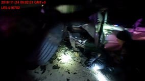 Body camera video captures moments after violent crash by drunk driver in Mount Pleasant