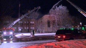 Investigators search for cause of fire at Racine school