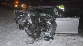 Milwaukee County Sheriff's Office: Wrong-way driver crashes into snow plow