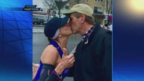 Woman seeking stranger she kissed at Boston Marathon hears back from his wife