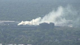 Milwaukee firefighters battle scrap fire near 35th & Townsend