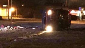 1 taken to Children's Wisconsin after rollover crash in Milwaukee, driver arrested