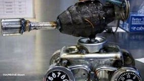 TSA officials share photo of "inert grenade" found in bag at Mitchell Airport