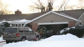 North Shore firefighters battle working house fire in Brown Deer