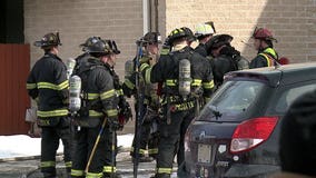 2 treated at scene of 2-alarm fire at apartment building near 23rd and Layton