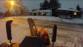 "It's like shoveling concrete:" Heavy, wet snow difficult to clean up in Dodge County