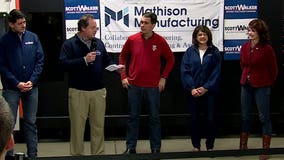 Supporters join Walker on campaign trail in tied governor's race: 'He's done a great job for us'