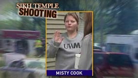 Page's ex-girlfriend, Misty Cook, arrested Tuesday evening