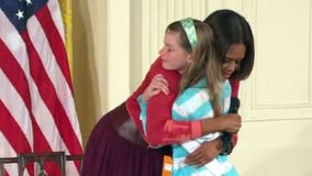 Girl with jobless father goes to Michelle Obama for help