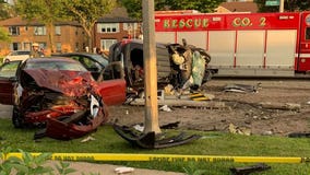 Several people taken to hospital after 3-vehicle crash near 58th and Capitol