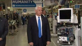 VP Mike Pence visits GE Healthcare in Madison, highlights manufacturing of ventilators