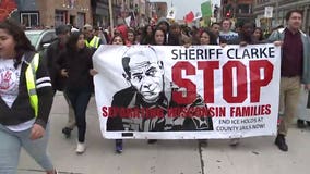 "Proud to be here:" Thousands march in opposition to Milwaukee County Sheriff David Clarke