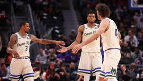 Antetokounmpo scores 33, leads Bucks to rout of Pistons