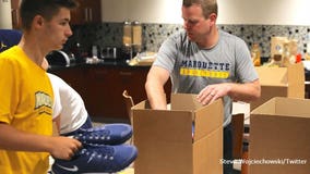 After call from Houston coach, Marquette basketball team sends shoes, gear to Texas