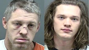 Caught on camera: 2 charged in connection with theft of scrap metal from business; 1 fled the scene