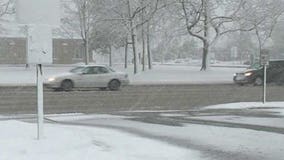 March snow makes for slick driving conditions