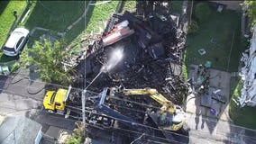 "We do have evidence of some sort of explosive event:" Milwaukee home collapses during fire