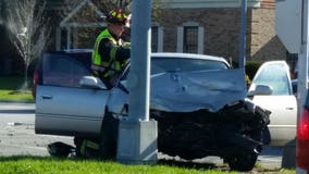 Two injured following crash near 60th and Brown Deer Road