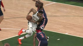 Giannis Antetokounmpo, Eric Bledsoe pace Bucks past Wizards 148-129