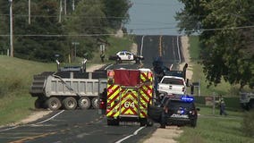 Latest: Man involved in collision between dump truck, pickup truck dies