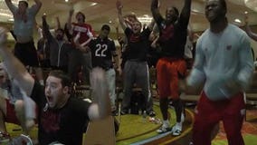 VIDEO: Badgers football team reacts to Packers victory