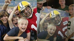 "It was crazy:" For second time in 3 years, Aaron Rodgers makes huge impression on Kenosha brothers