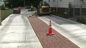 Milwaukee showcases "green alley," designed to prevent flooding & basement backups