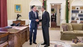 Pres. Obama, Gov. Romney meet for White House lunch