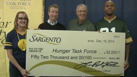 "Touchdowns for Charity" campaign generates $52,000 for Hunger Task Force