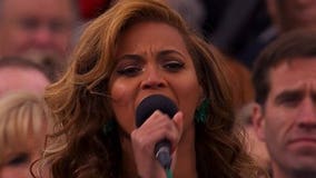 Beyoncé admits singing 'with my prerecorded track' at inauguration