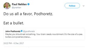 Paul Nehlen, challenger to Speaker Paul Ryan, tells columnist to 'eat a bullet'